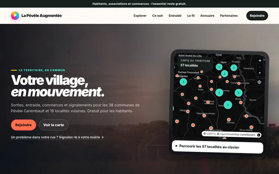 Page d&rsquo;accueil de lapeveleaugmentee.fr
